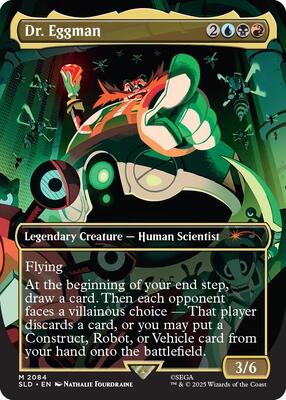 Dr. Eggman card from Secret Lair Drop Series