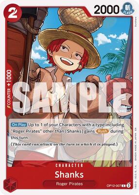 Shanks (007) card from Legacy of the Master