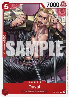 Duval card from Legacy of the Master