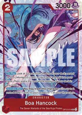 Boa Hancock card from Legacy of the Master