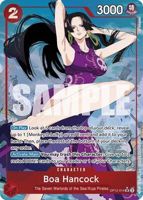 Boa Hancock (Alternate Art) card from Legacy of the Master