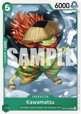 Kawamatsu card from Legacy of the Master