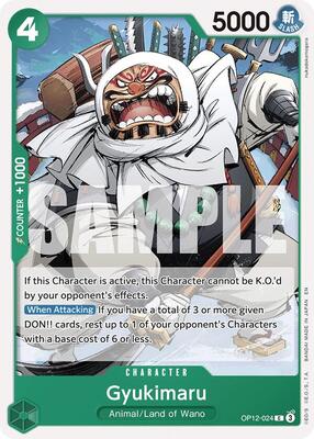 Gyukimaru card from Legacy of the Master