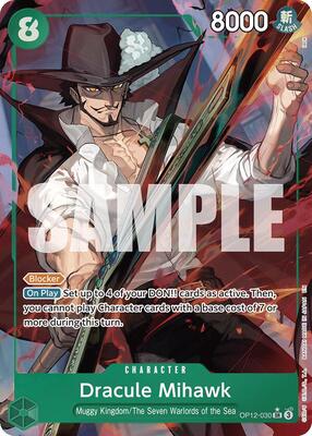 Dracule Mihawk (Alternate Art) card from Legacy of the Master