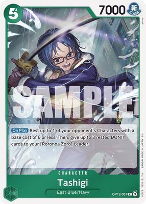Tashigi card from Legacy of the Master