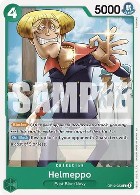 Helmeppo card from Legacy of the Master