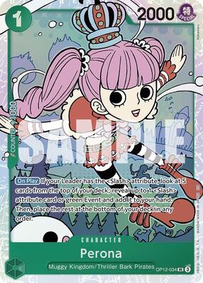 Perona card from Legacy of the Master