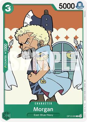 Morgan card from Legacy of the Master