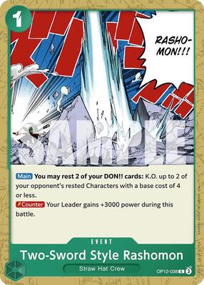 Two-Sword Style Rashomon card from Legacy of the Master