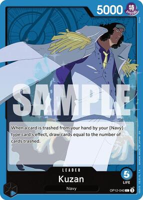 Kuzan (040) card from Legacy of the Master