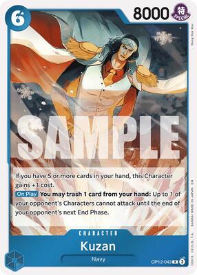 Kuzan (043) card from Legacy of the Master