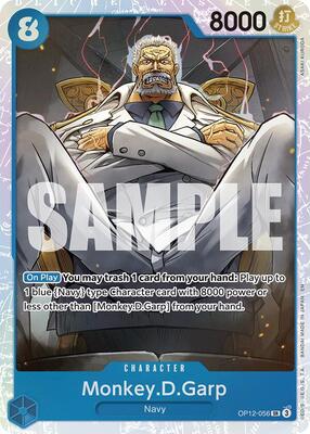 Monkey.D.Garp card from Legacy of the Master
