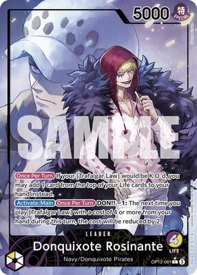 Donquixote Rosinante (061) (Alternate Art) card from Legacy of the Master
