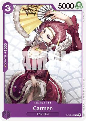 Carmen card from Legacy of the Master
