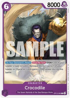 Crocodile card from Legacy of the Master