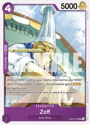 Zeff card from Legacy of the Master