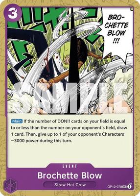 Brochette Blow card from Legacy of the Master