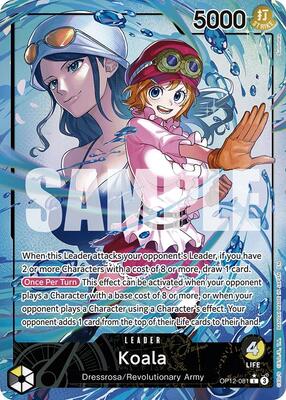 Koala (081) (Alternate Art) card from Legacy of the Master