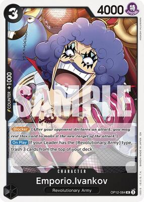 Emporio.Ivankov (084) card from Legacy of the Master