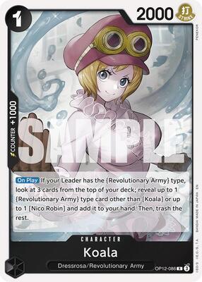 Koala (086) card from Legacy of the Master