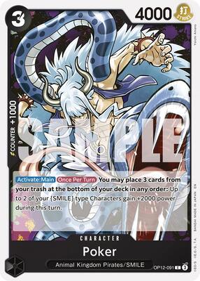 Poker card from Legacy of the Master