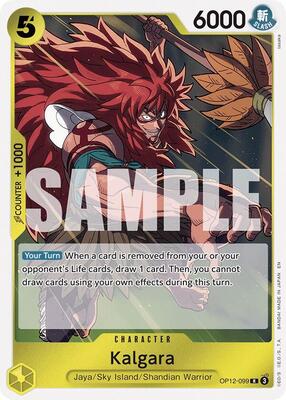 Kalgara card from Legacy of the Master