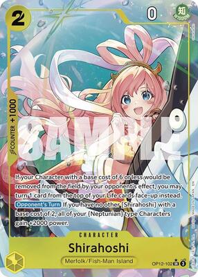 Shirahoshi (Alternate Art) card from Legacy of the Master