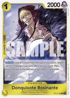 Donquixote Rosinante (108) card from Legacy of the Master