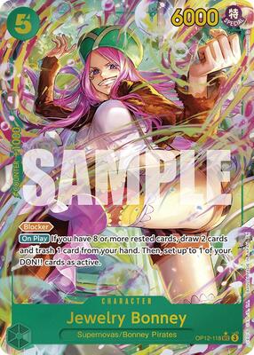 Jewelry Bonney (118) (Alternate Art) card from Legacy of the Master