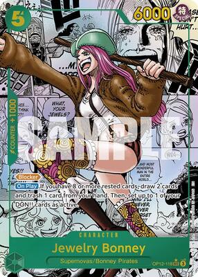 Jewelry Bonney (118) (Manga) card from Legacy of the Master