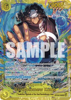 Bartholomew Kuma card from Legacy of the Master