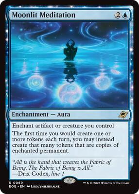 Moonlit Meditation card from Edge of Eternities