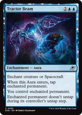 Tractor Beam card from Edge of Eternities