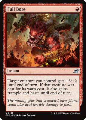 Full Bore card from Edge of Eternities