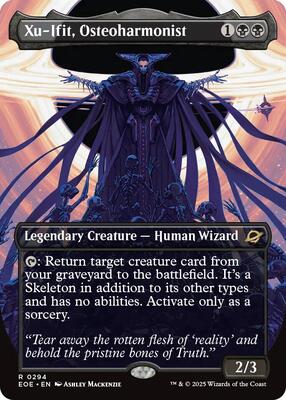 Xu-Ifit, Osteoharmonist (Borderless) card from Edge of Eternities