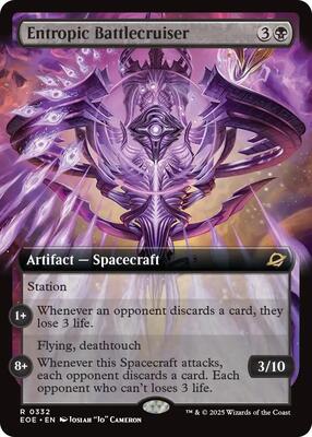 Entropic Battlecruiser (Extended Art) card from Edge of Eternities
