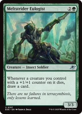 Meltstrider Eulogist card from Edge of Eternities