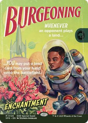 Burgeoning (Showcase) card from Special Guests