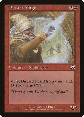 Blaster Mage card from Mercadian Masques