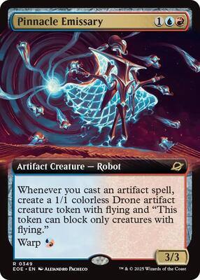 Pinnacle Emissary (Extended Art) card from Edge of Eternities