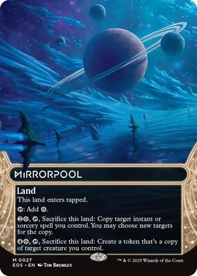 Mirrorpool (0027) (Borderless) card from Edge of Eternities: Stellar Sights