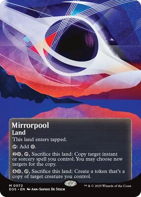 Mirrorpool (0072) (Borderless) card from Edge of Eternities: Stellar Sights