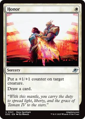Honor card from Edge of Eternities