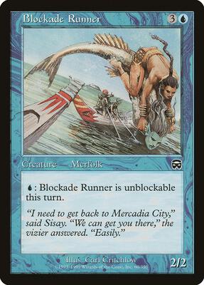 Blockade Runner card from Mercadian Masques