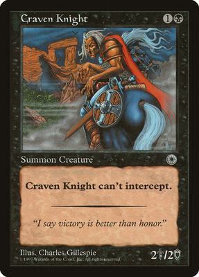 Craven Knight card from Portal
