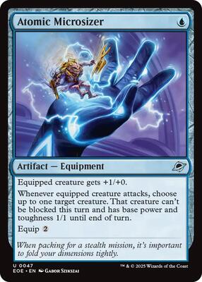 Atomic Microsizer card from Edge of Eternities