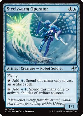 Steelswarm Operator card from Edge of Eternities