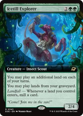 Icetill Explorer (Extended Art) card from Edge of Eternities