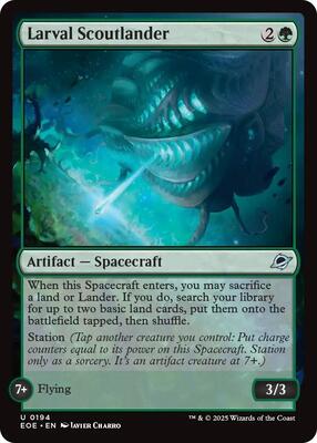 Larval Scoutlander card from Edge of Eternities