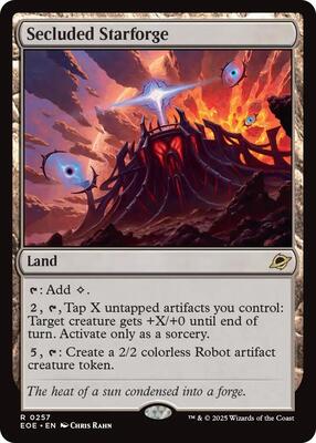 Secluded Starforge card from Edge of Eternities